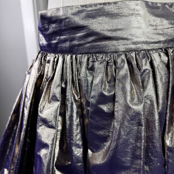Vintage | Cathy Hardwick | Metallic | Bubble Balloon Puffball Skirt | 1980s - Picture 10 of 10